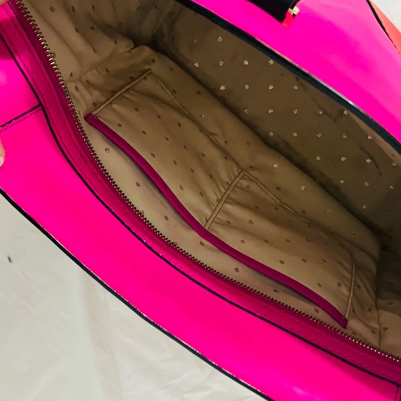 Kate Spade New York 2 Park Avenue Beau Bag in Pink and Red - Picture 15 of 16